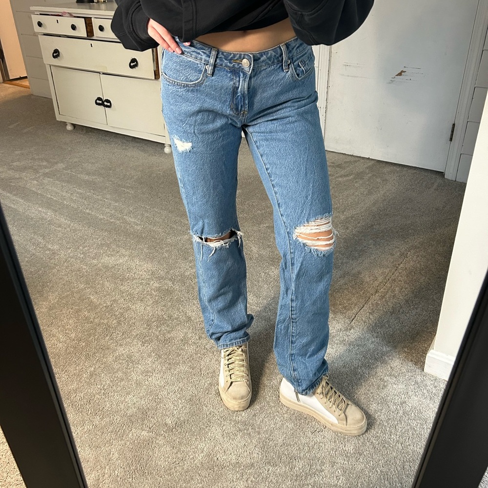 Low rise straight Pacsun jeans